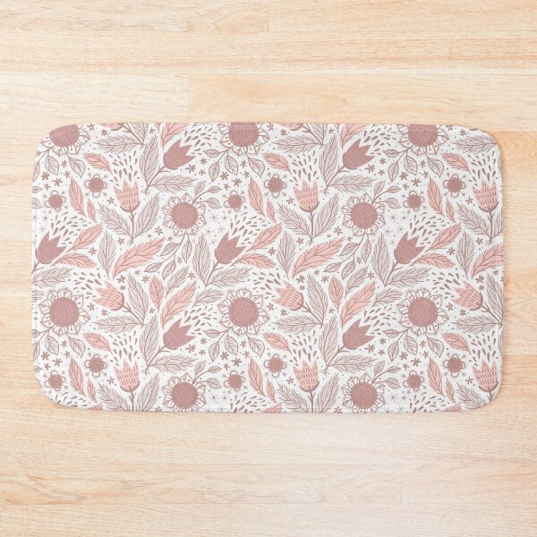 Item preview, Pink Leaf and Flower Pattern designed and sold by Ashstone23.
