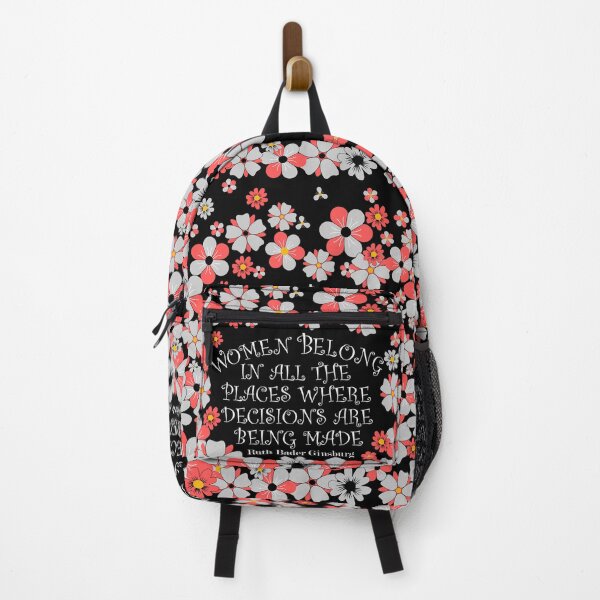 Item preview, Ruth Bader Ginsburg Quote | Women belong in all the places where decisions are made designed and sold by SchlossInspire.