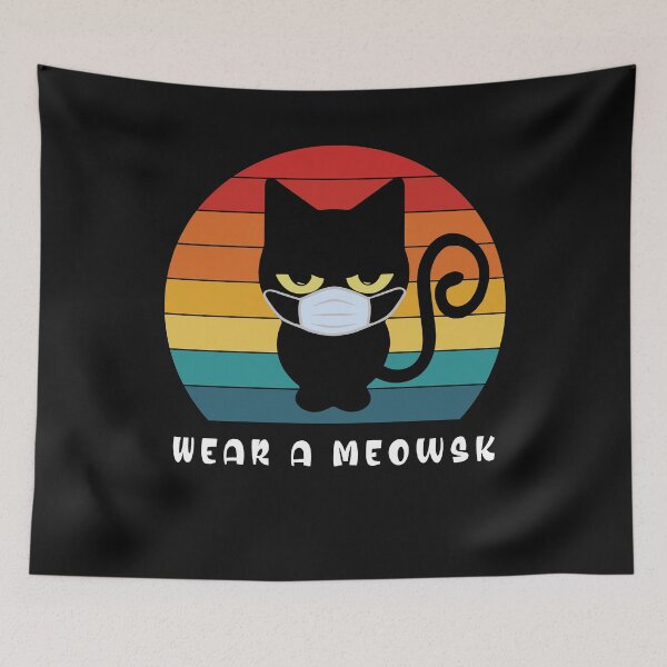 Item preview, Wear a Meowsk Cat Face Mask Kitty Funny cat lover Gift  designed and sold by Teimlah.