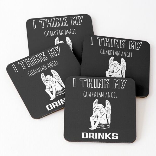 Item preview, I think my Guardian Angel drinks designed and sold by Printd.