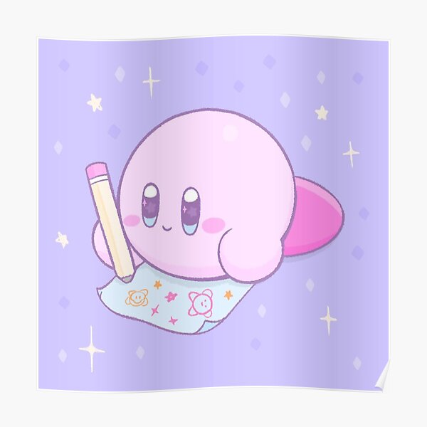 Kirby the Little Artist Poster