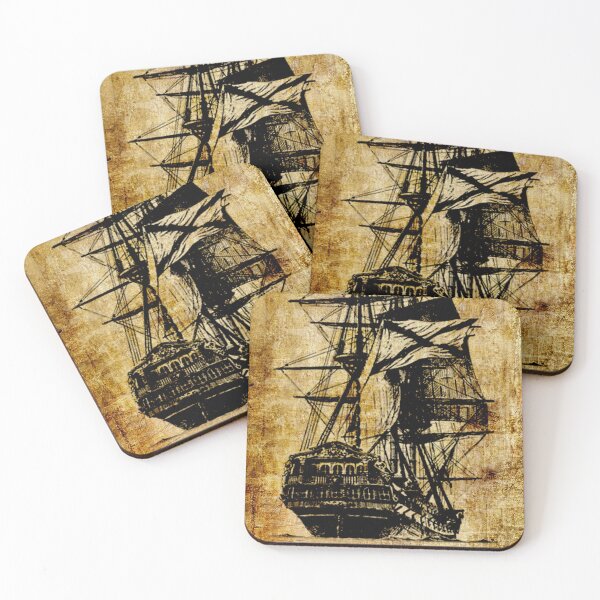 Item preview, Sailing fleet. Old sailing ship designed and sold by CatCoconut-Art.