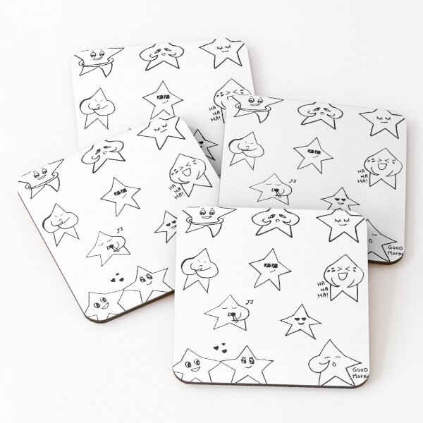 Item preview, Cute Stars Emojis Pattern designed and sold by saadmery2020.