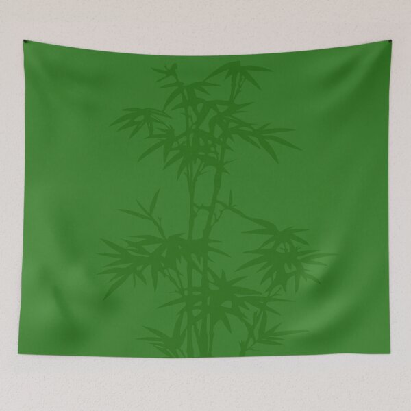 Item preview, Green Bamboo Leaves Design designed and sold by YueHeng Creates ⭐⭐⭐⭐⭐.