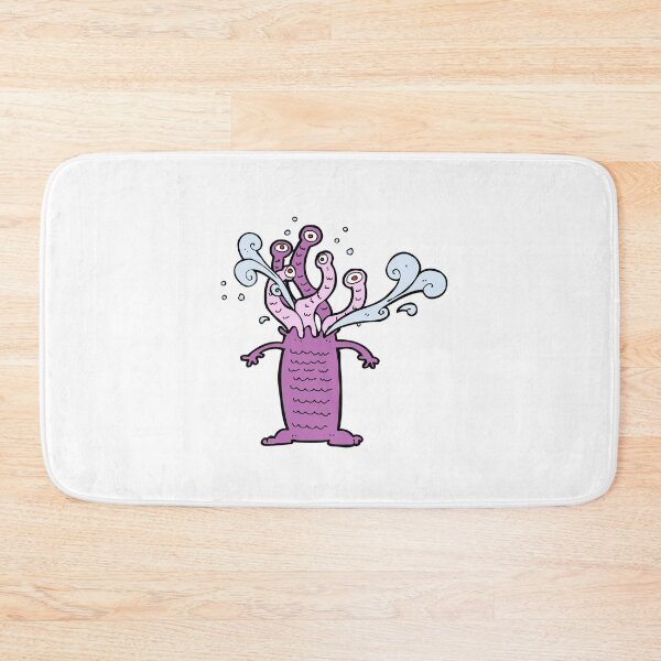 Item preview, Miss Purple Medusa Wormy Monster designed and sold by wildflowerperks.