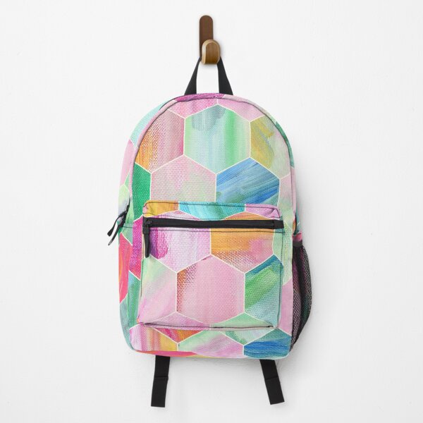 Item preview, Pretty Pastel Hexagon Pattern in Oil Paint designed and sold by micklyn.
