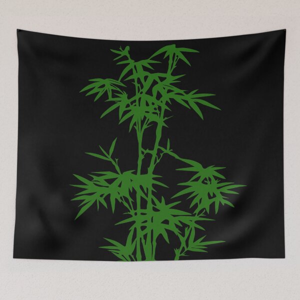 Item preview, Green Bamboo Leaves design designed and sold by YueHeng Creates ⭐⭐⭐⭐⭐.