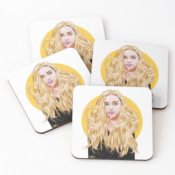 Item preview, Florence Pugh - An illustration by Paul Cemmick designed and sold by TIGERDAVER.
