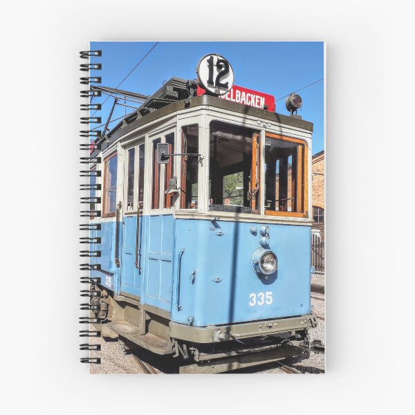 Item preview, Blue Retro Tram Rails Public transportation designed and sold by Tanja Dianova.