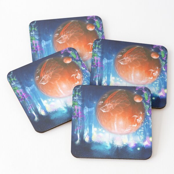 Item preview, Abstract Art - Night Cosmic Forest designed and sold by Stylizing4You.