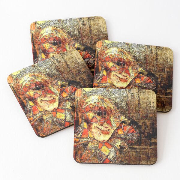 Item preview, Venice Carnival. Red Joker mask designed and sold by CatCoconut-Art.
