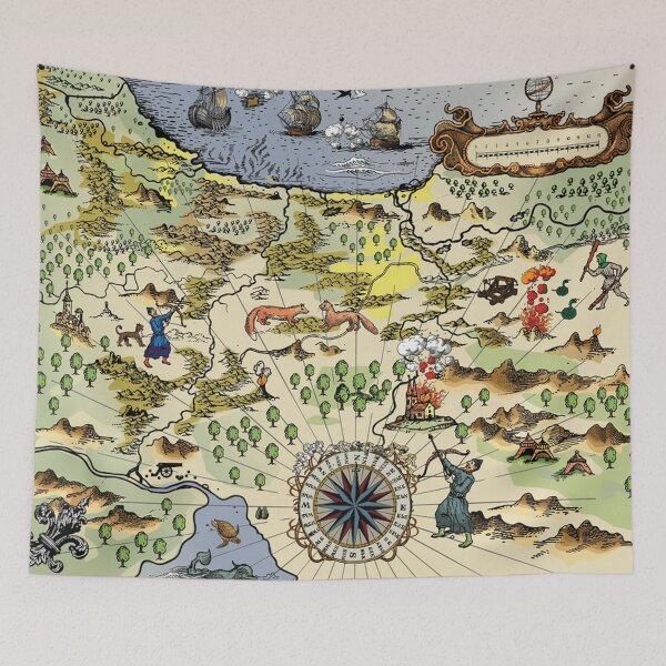 Item preview, Old World Antique Map Ancient Atlas Vintage Maps Gifts designed and sold by TopTeeShop.