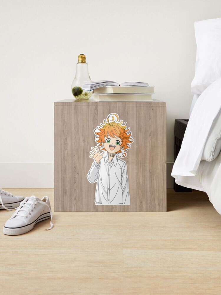 POYWALE The Promised Neverland Gift Set- Wooden Hand Shaking Anime Music  Box Isabella's Lullaby and Waterproof No Repeating Anime Stickers 50pcs  (Emma&Norman&Ray&Isabella) : : Home