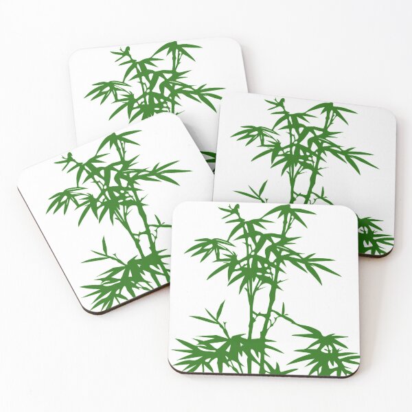 Item preview, Green Bamboo Leaves Design designed and sold by YueHeng Creates ⭐⭐⭐⭐⭐.