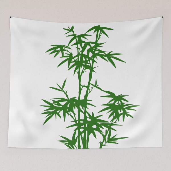 Item preview, Green Bamboo Leaves Design designed and sold by YueHeng Creates ⭐⭐⭐⭐⭐.