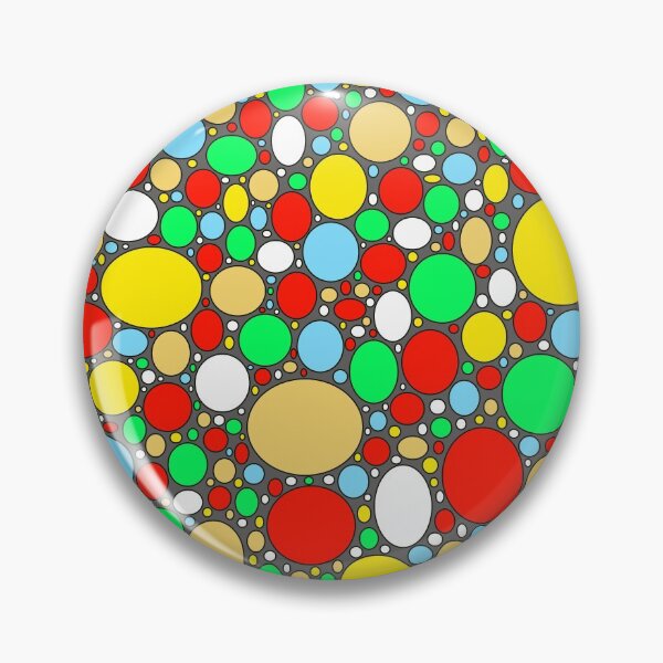 Item preview, Multi Coloured Circles Grey Background designed and sold by Walter73.