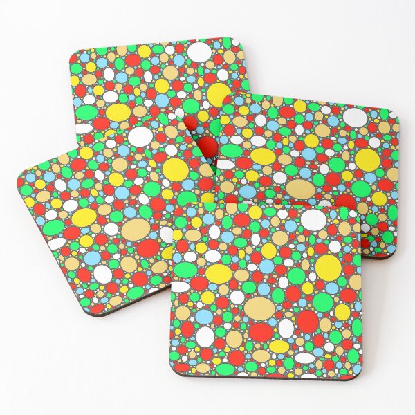 Item preview, Multi Coloured Circles Grey Background designed and sold by Walter73.