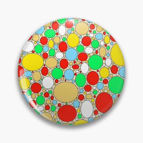 Item preview, Multi Coloured Circles Cream Background designed and sold by Walter73.