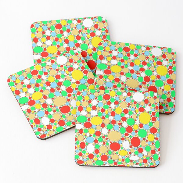 Item preview, Multi Coloured Circles Cream Background designed and sold by Walter73.