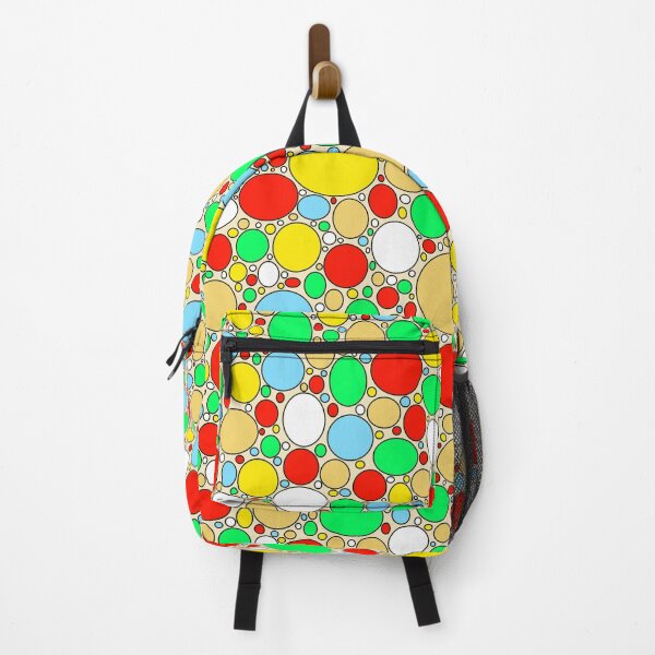 Item preview, Multi Coloured Circles Cream Background designed and sold by Walter73.