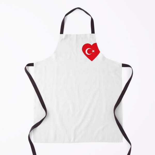 Item preview, Turkish Heartbeat I Love Turkey Heart Flag designed and sold by ChaghaganKhoga.