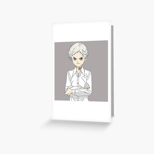 Norman (The Promised Neverland) - White Background | Greeting Card