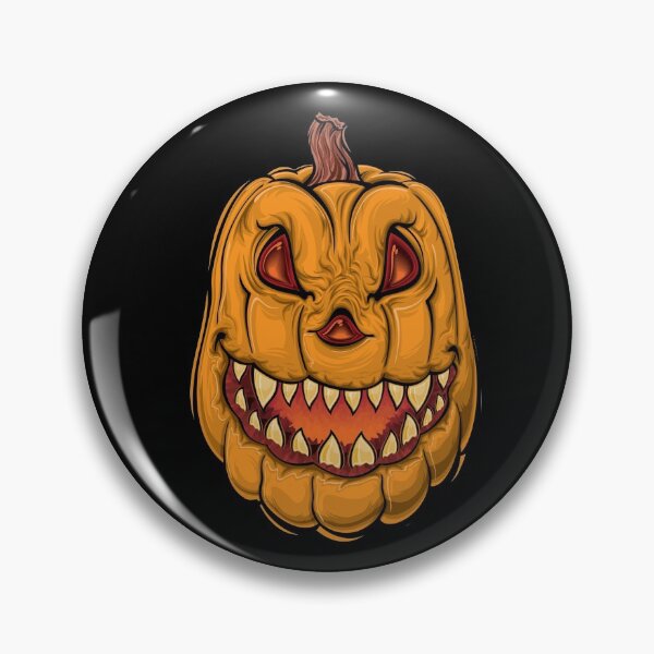 Item preview, Scary Orange Halloween Pumpkin Face designed and sold by Fashimation20.