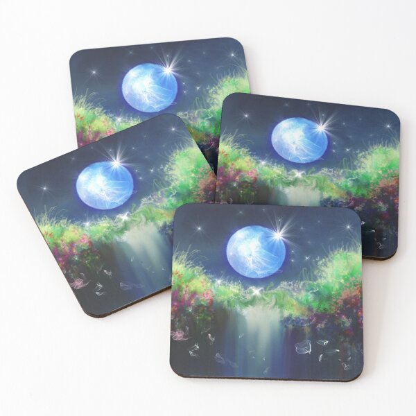 Item preview, Cosmic Night Landscape - Abstract Art designed and sold by Stylizing4You.