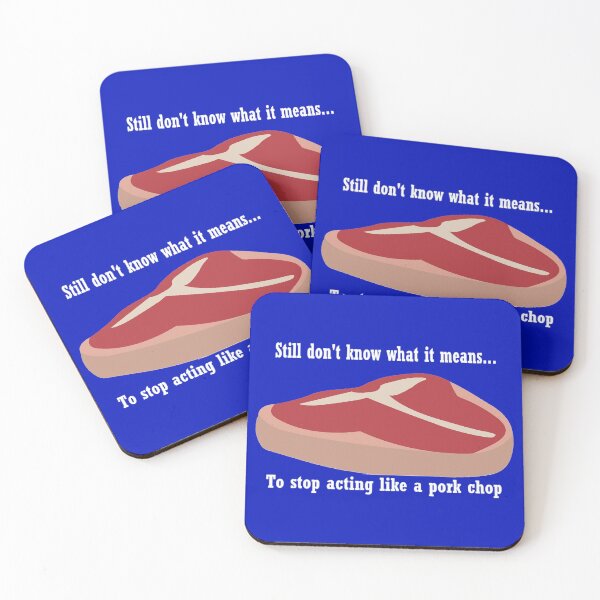 Item preview, Stop acting like a pork chop designed and sold by PillowPuns.