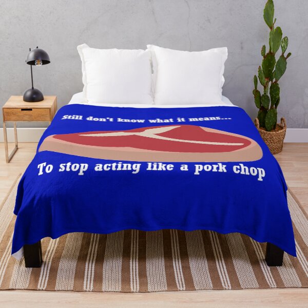 Item preview, Stop acting like a pork chop designed and sold by PillowPuns.