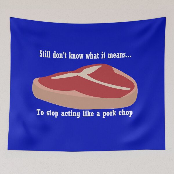Item preview, Stop acting like a pork chop designed and sold by PillowPuns.