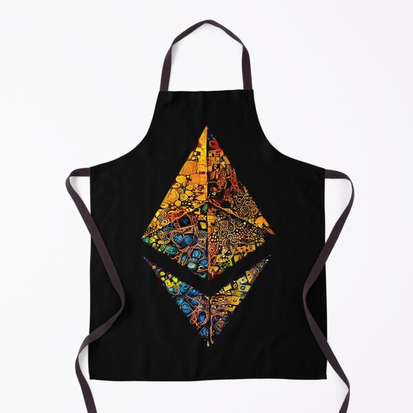 Item preview, "Gold leafed" ETH crypto, Ethereum logo.  designed and sold by PrintPit.