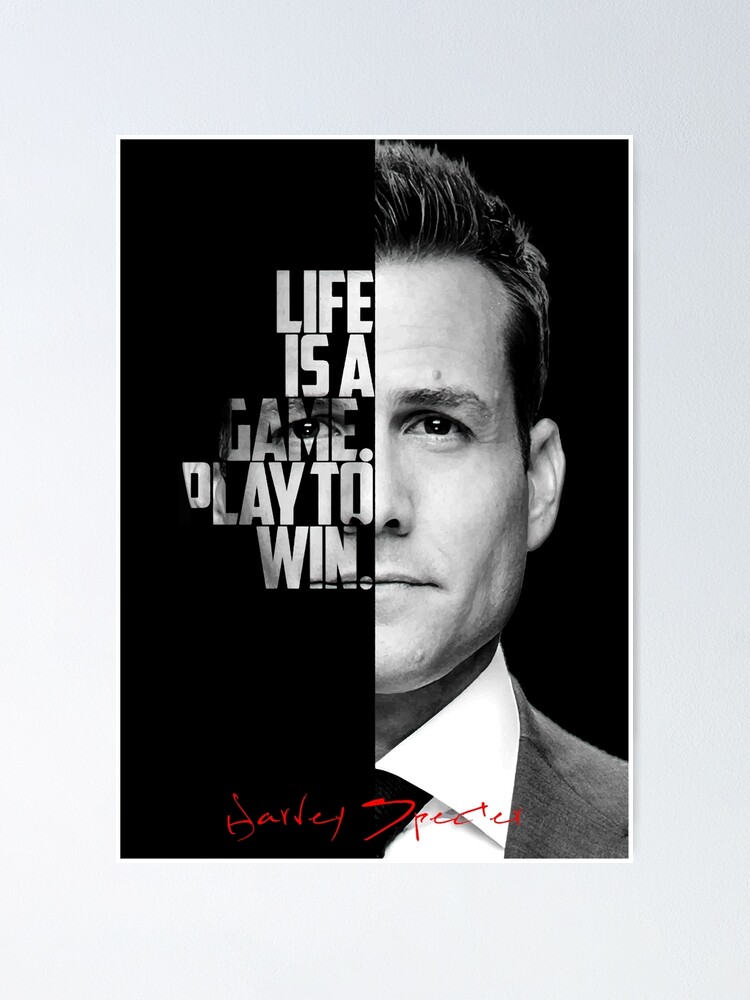 Amazon.com: Harvey Specter Inspirational Quote Poster (1