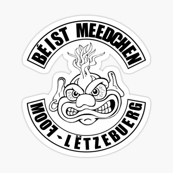 MooF Béist Meedchen Sticker