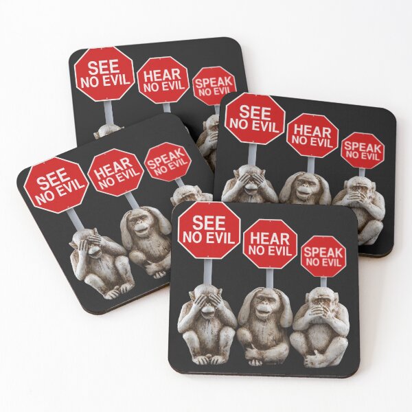 Item preview, Speak No evil, Hear No Evil, See No Evil designed and sold by Heather  Hope.