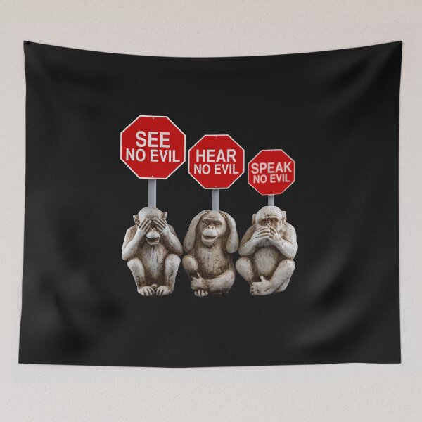 Item preview, Speak No evil, Hear No Evil, See No Evil designed and sold by Heather  Hope.