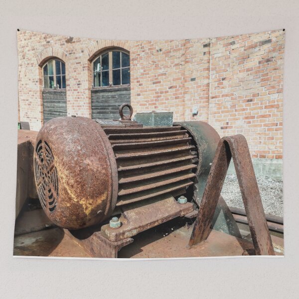 Item preview, Old rusty engine Industrial Machinery designed and sold by Tanja Dianova.