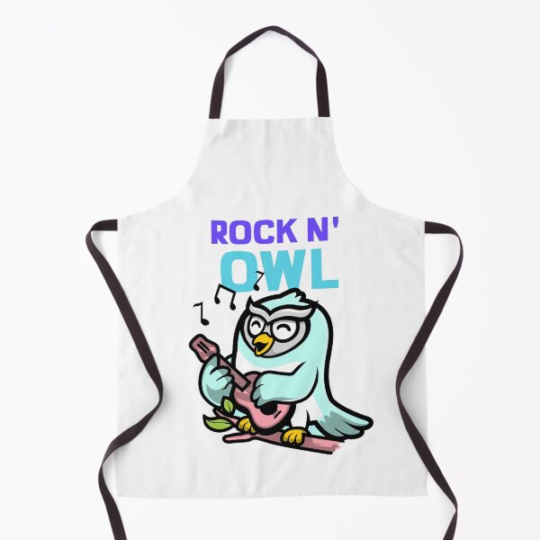 Item preview, Rock N' Owl, Light Blue Owl designed and sold by boisebug.