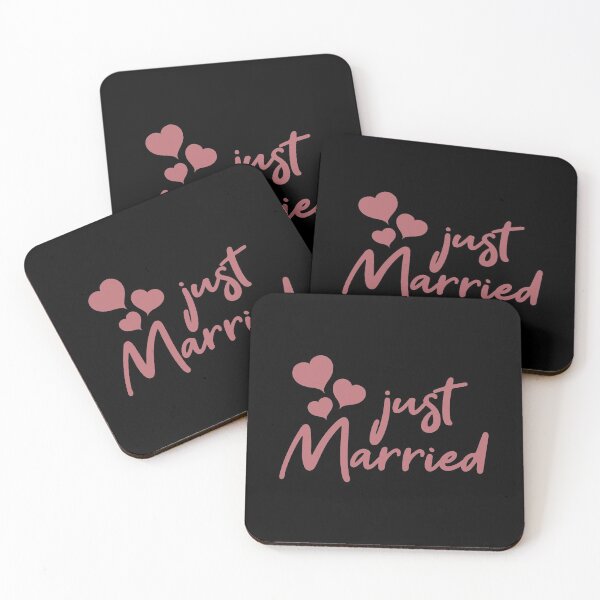 Item preview, Just married designed and sold by mographicdesign.