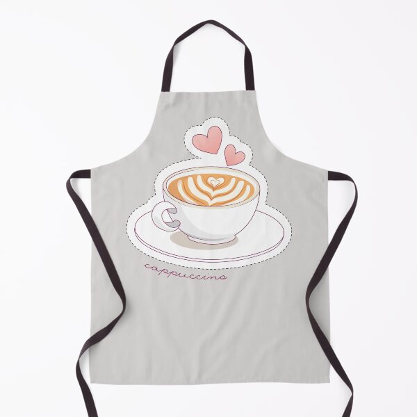 Item preview, Cup Of Cappuccino With Cute 2 Hearts  designed and sold by tee4shirt.