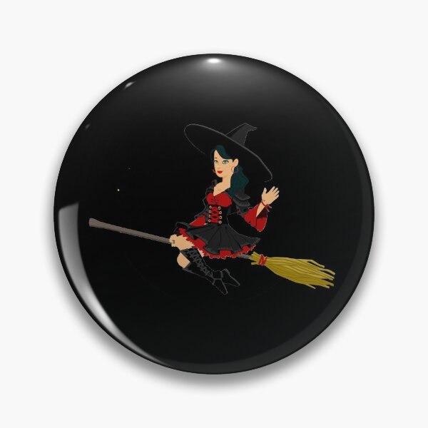 Item preview, Scary Dark Halloween Flying Witch designed and sold by Fashimation20.
