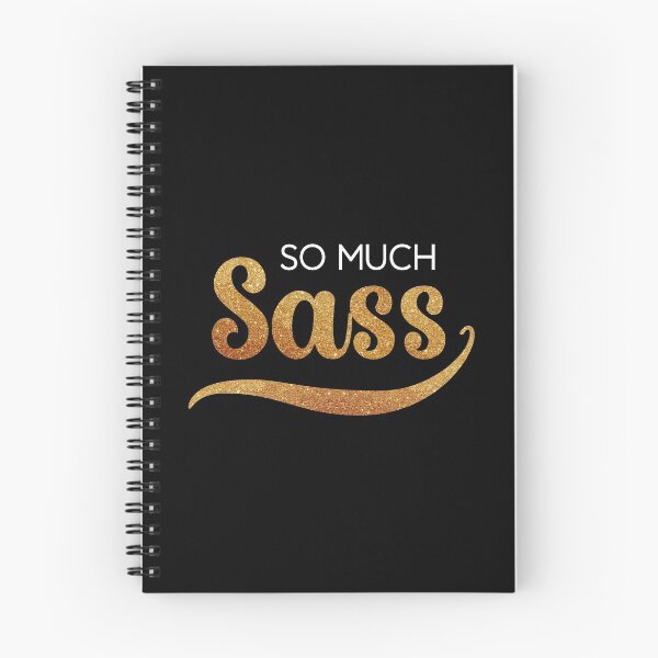 Item preview, So Much Sass - Glitter on Black designed and sold by VicEllisArt.