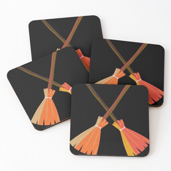 Item preview, Halloween Twin Broom Sticks Design  designed and sold by ArtbyCharmante.