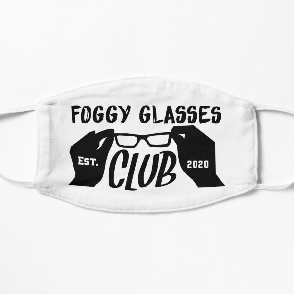 Foggy Glasses Club Est 2020 meme illustration Mask