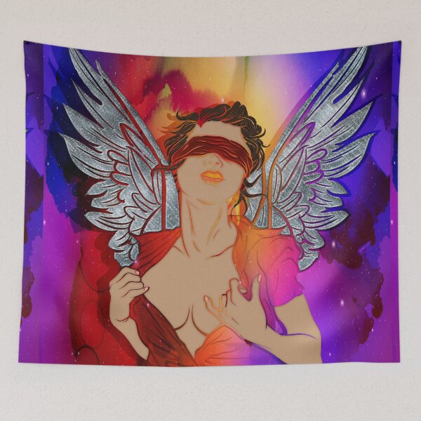 Item preview, Unattainable, naughty angel posing blindfolded designed and sold by Candi-Designs.