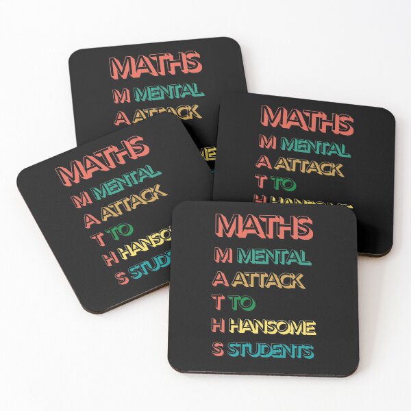 Item preview, Maths is a mental attack to handsome students designed and sold by Ribsa.