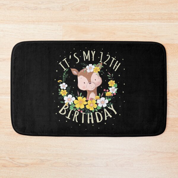 Item preview, It's My 12th Birthday Princess Girl 12 Years Old Deer Lover graphic designed and sold by Grabitees.
