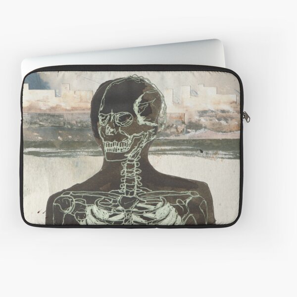 The Naked Stare Skeleton Design Laptop Sleeve