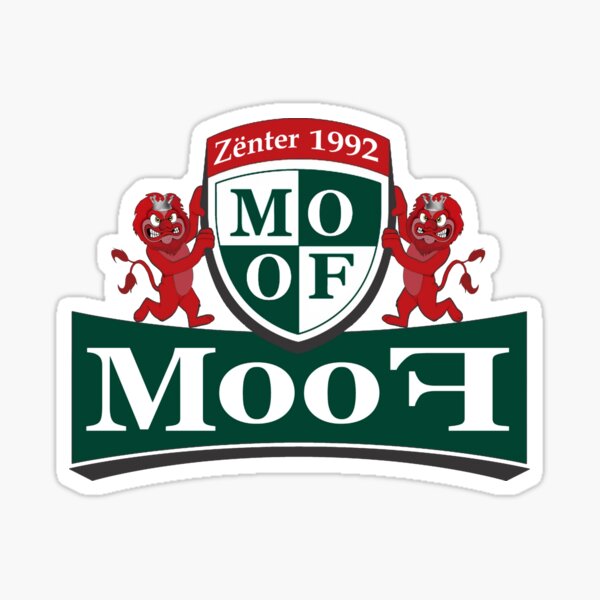 MooF Zënter 1992 Sticker