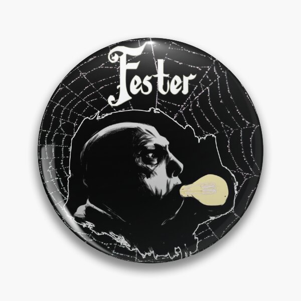 Item preview, Uncle Fester - Light Bulb With Spider Web Background. designed and sold by OriginalDP.